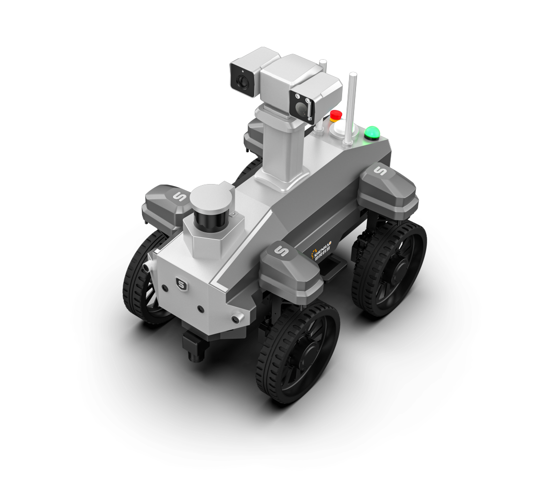 室外轮式巡检机器人F100