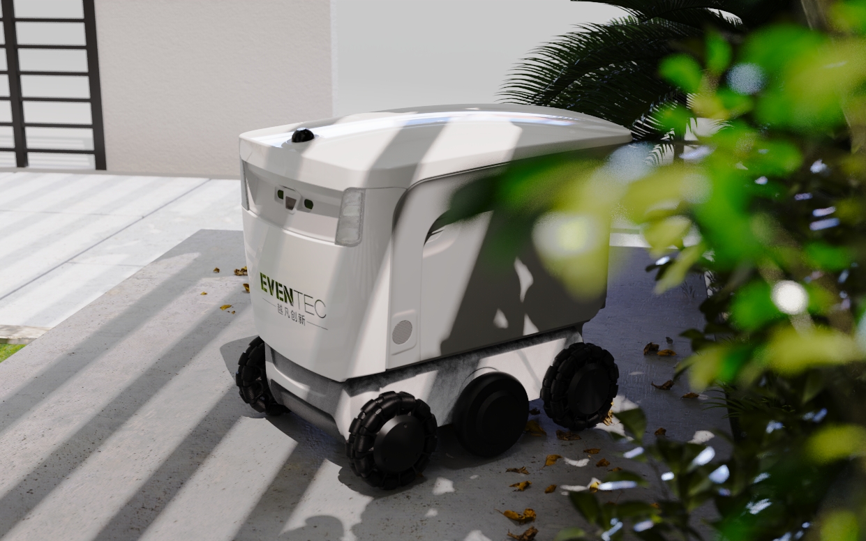 室内外一体配送机器人 越凡路宝