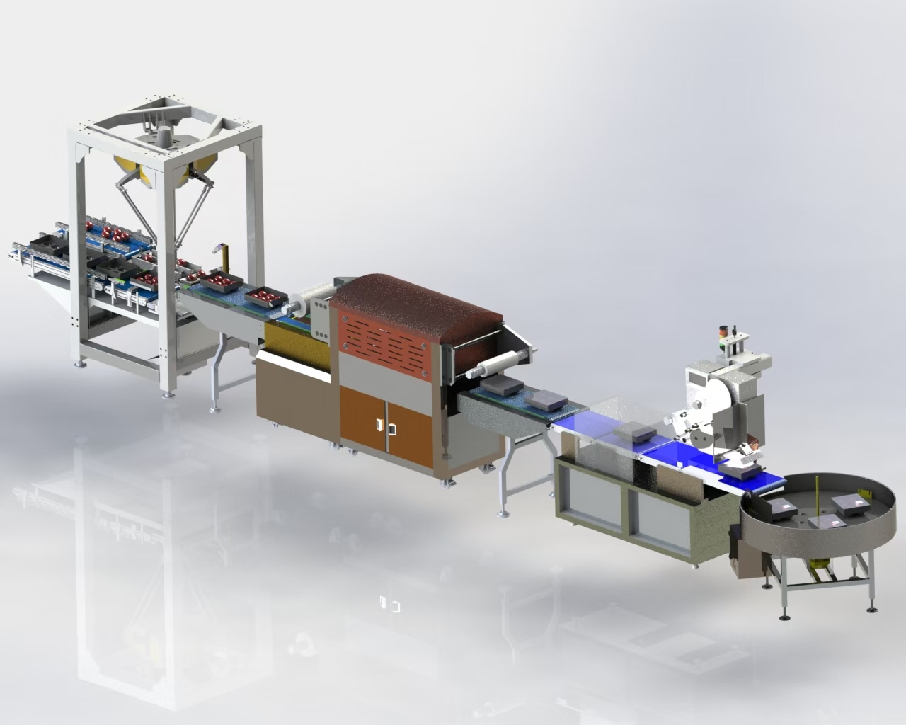 农产品多臂柔性快速包装机器人