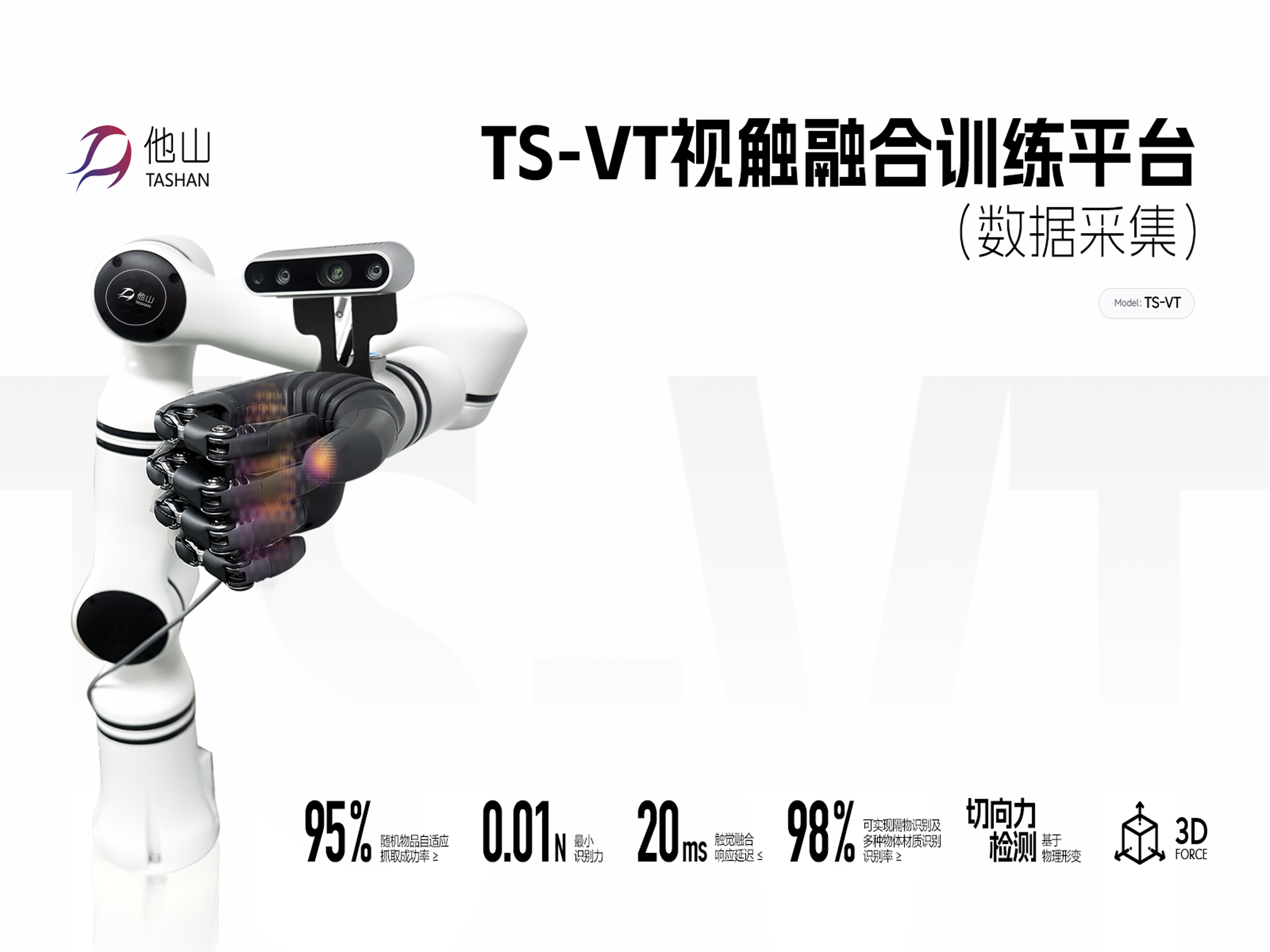 TS-VT视触融合训练平台（数据采集）