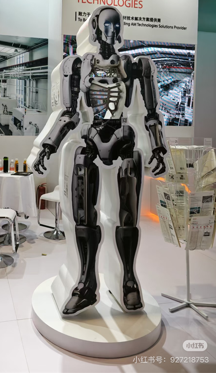 人形机器人3D打印部件模型